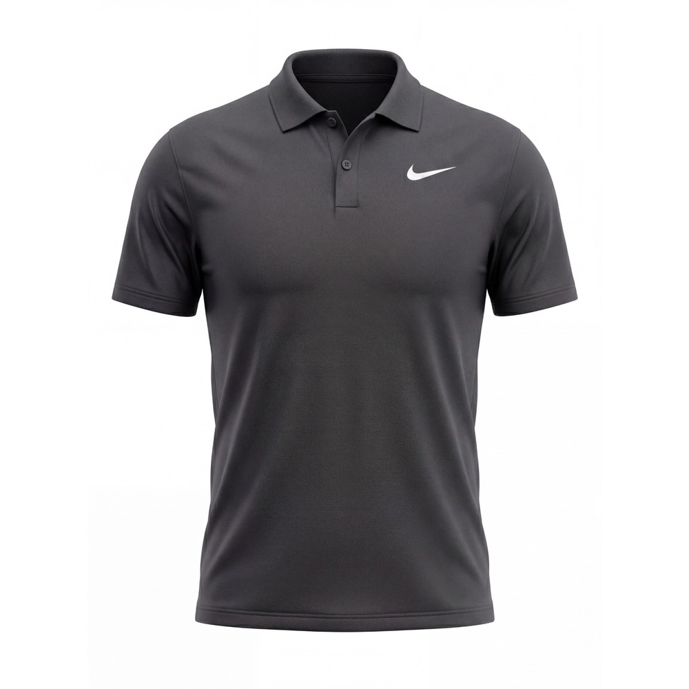 Nike Golf Polo Shirt Work‎ Victory BV0354-010 Solid Black Lightweight Men's S